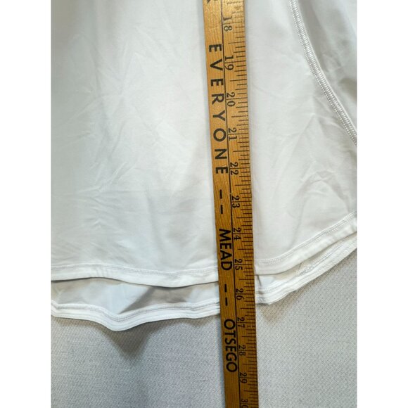 Lululemon Womens Sculpt Tank II Athletic Top White Mesh Racerback Workout Gym - Picture 4 of 12